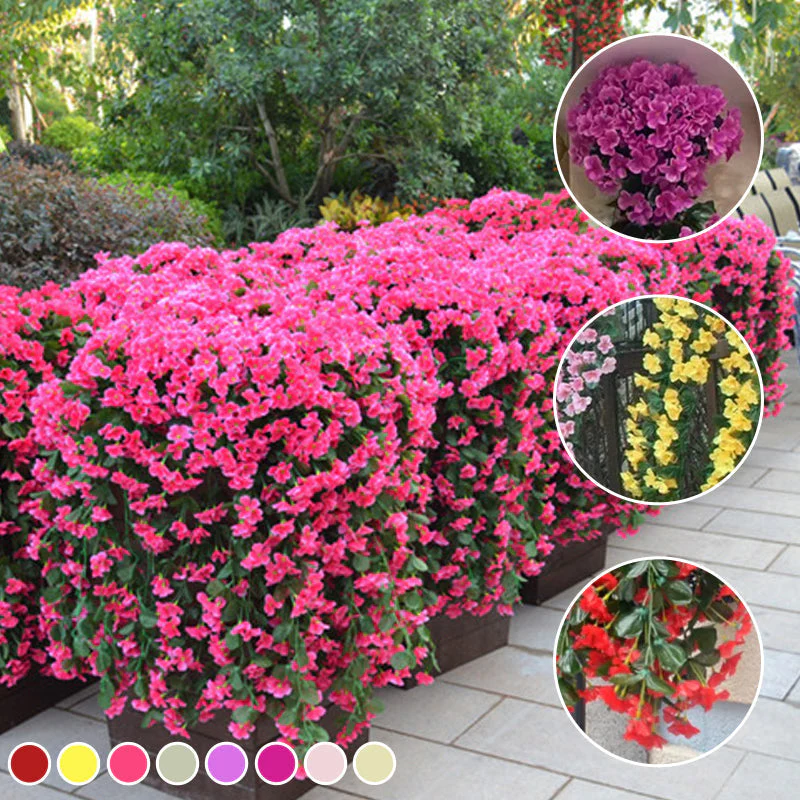 💐🌺Vivid Artificial Hanging Orchid Bunch - Image 12