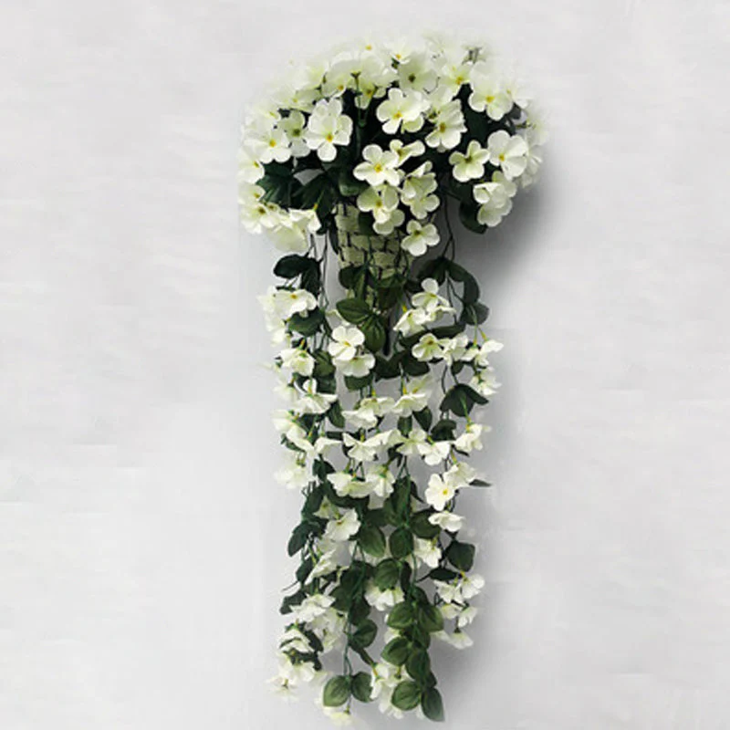 💐🌺Vivid Artificial Hanging Orchid Bunch - Image 17
