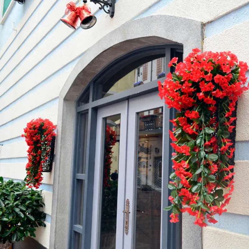 💐🌺Vivid Artificial Hanging Orchid Bunch - Image 2