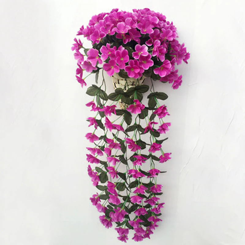 💐🌺Vivid Artificial Hanging Orchid Bunch - Image 27