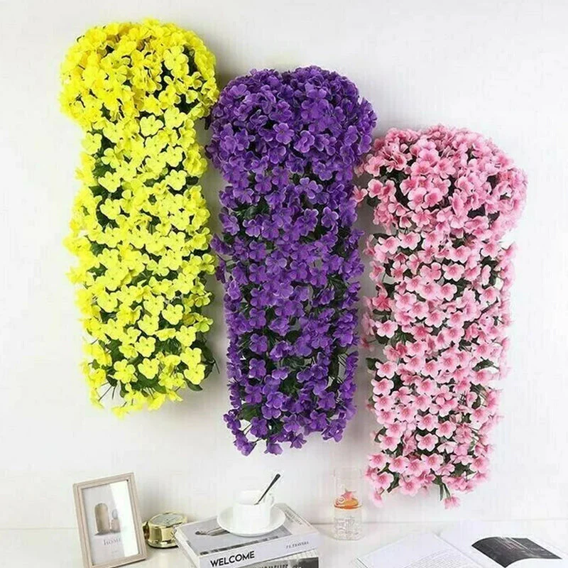 💐🌺Vivid Artificial Hanging Orchid Bunch - Image 3