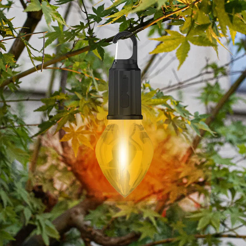 💡 New Outdoor Camping Hanging Type-C Charging Retro Bulb Light - Image 3