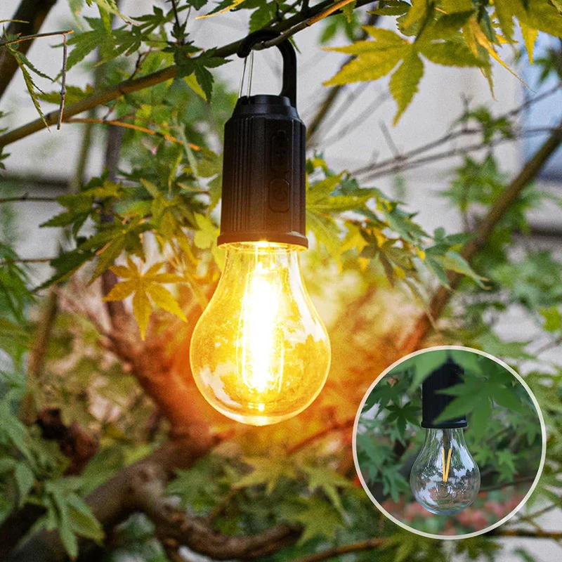 💡 New Outdoor Camping Hanging Type-C Charging Retro Bulb Light - Image 4