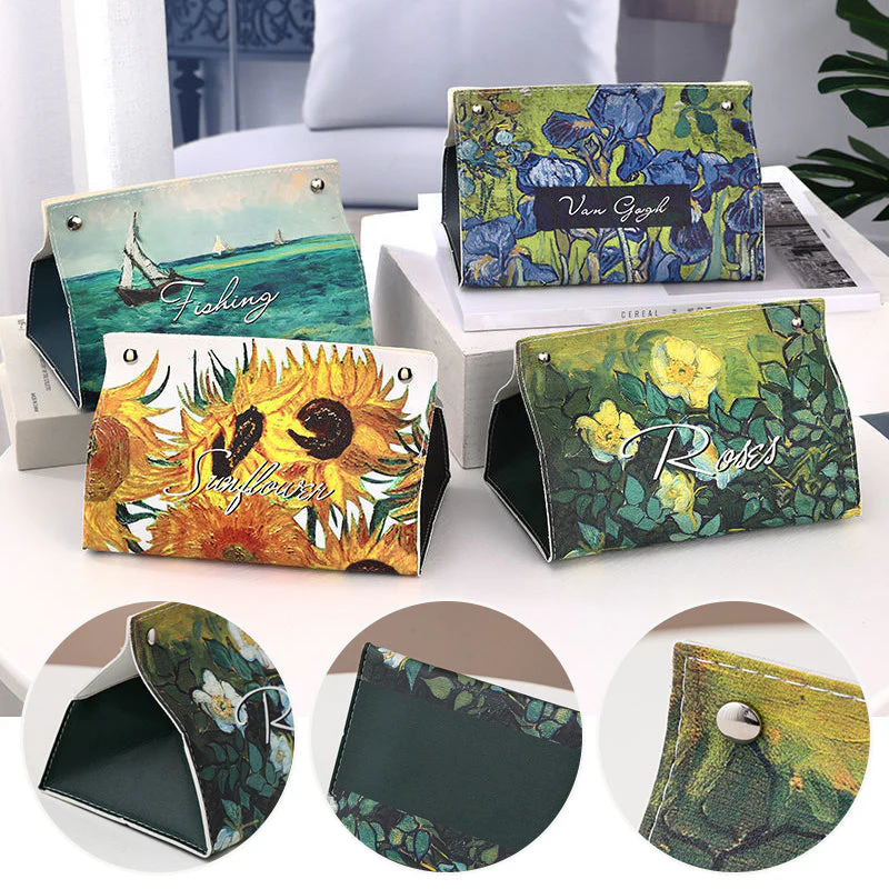 🧑🎄Christmas Hot Sale-Buy More Save More🎄Oil Painting Pastoral Style Paper Box - Image 4