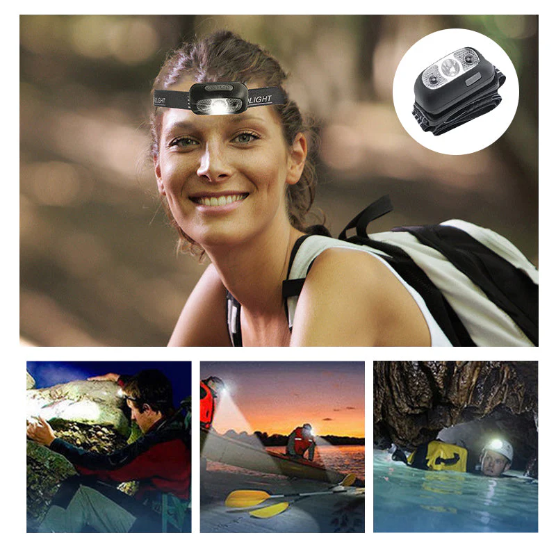 đ„Christmas Sale 50% OffâšCharging Induction Adventure Emergency Headlights - Image 9