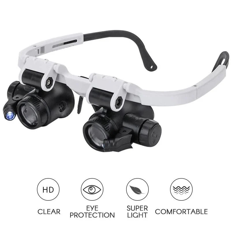 🎅2021 New limited time offer🎄LED Glasses Magnifier 8x 15x 23x - Image 3