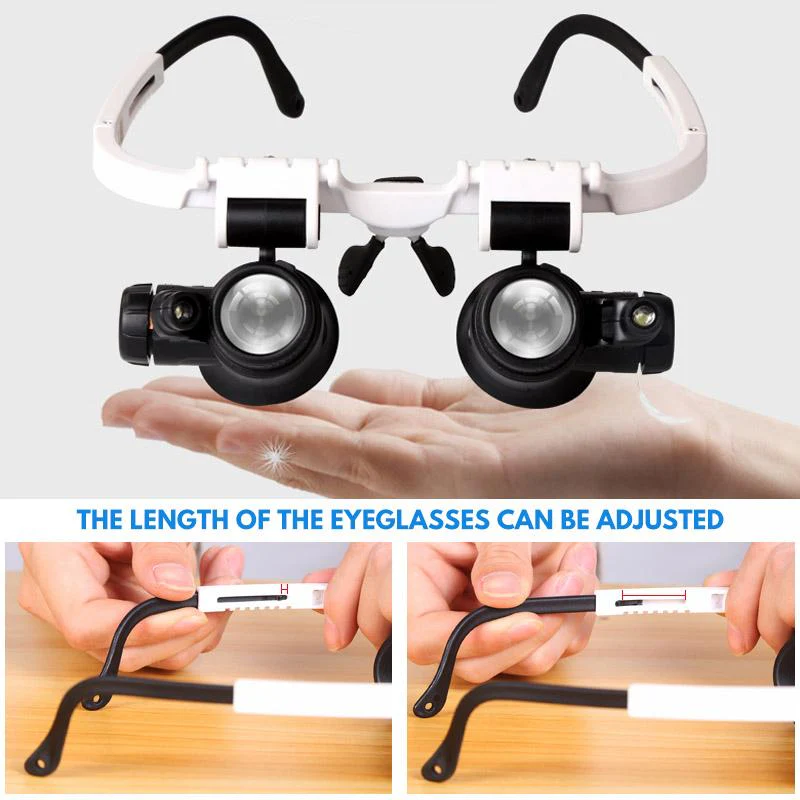 🎅2021 New limited time offer🎄LED Glasses Magnifier 8x 15x 23x - Image 5