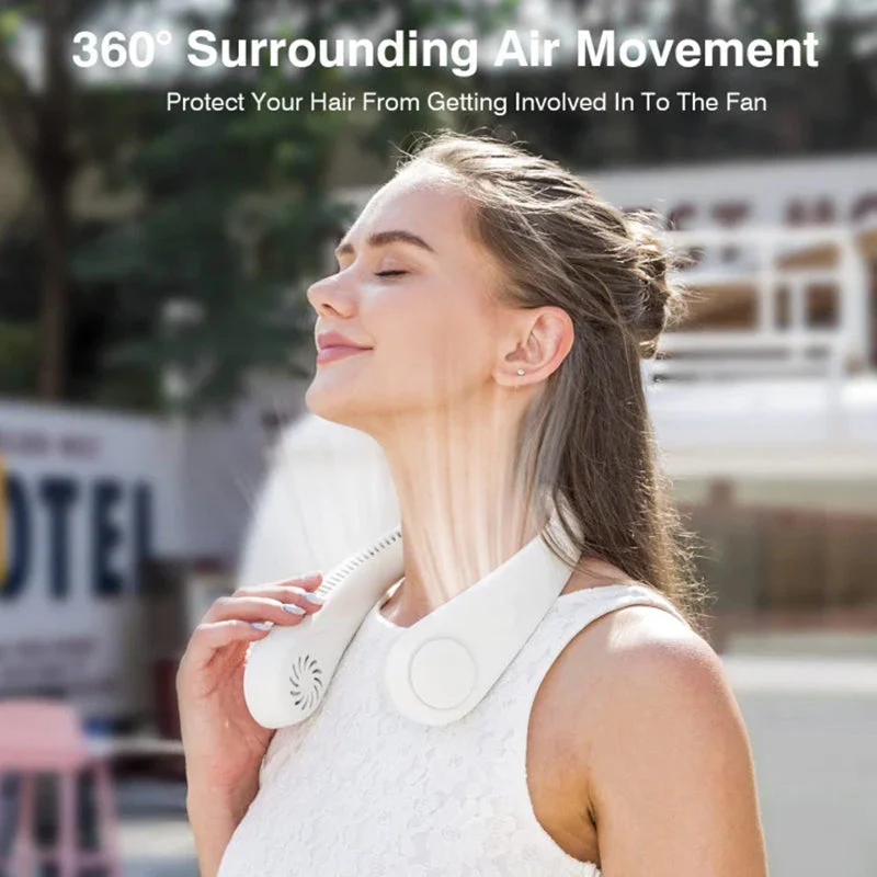 🔥Summer Hot Sale🔥New Portable Neck Fan - Image 8