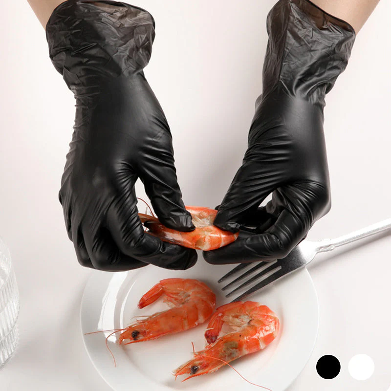 🔥50% OFF🔥100PCS Of Disposable Black Nitrile Gloves - Image 15