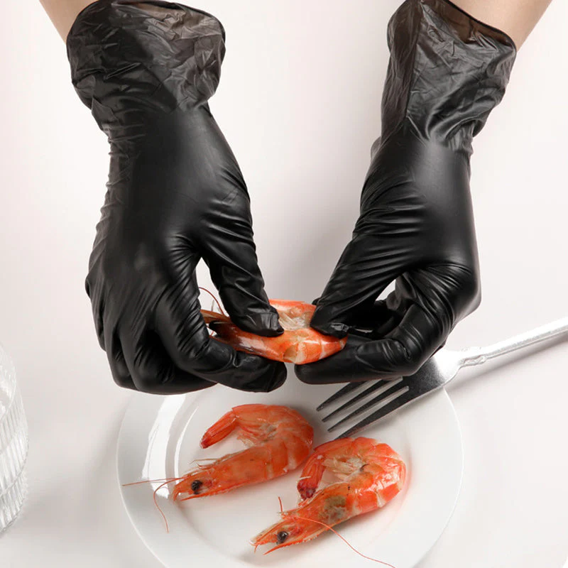 🔥50% OFF🔥100PCS Of Disposable Black Nitrile Gloves - Image 5