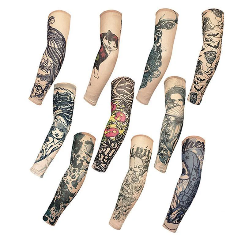 10pc Tattoo Arm Sleeves Kit - Image 7