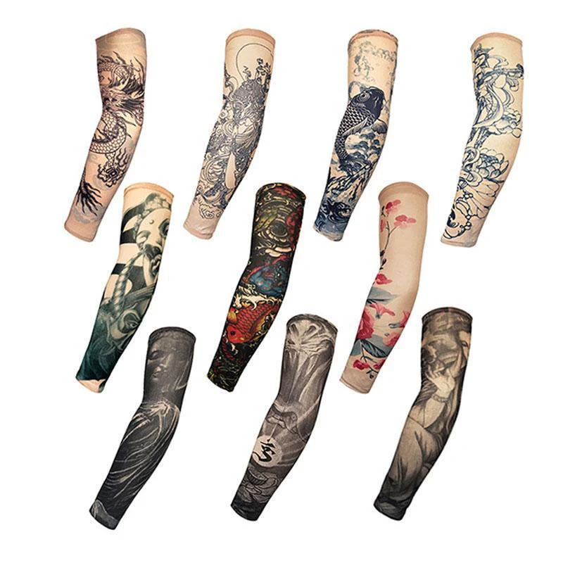 10pc Tattoo Arm Sleeves Kit - Image 8