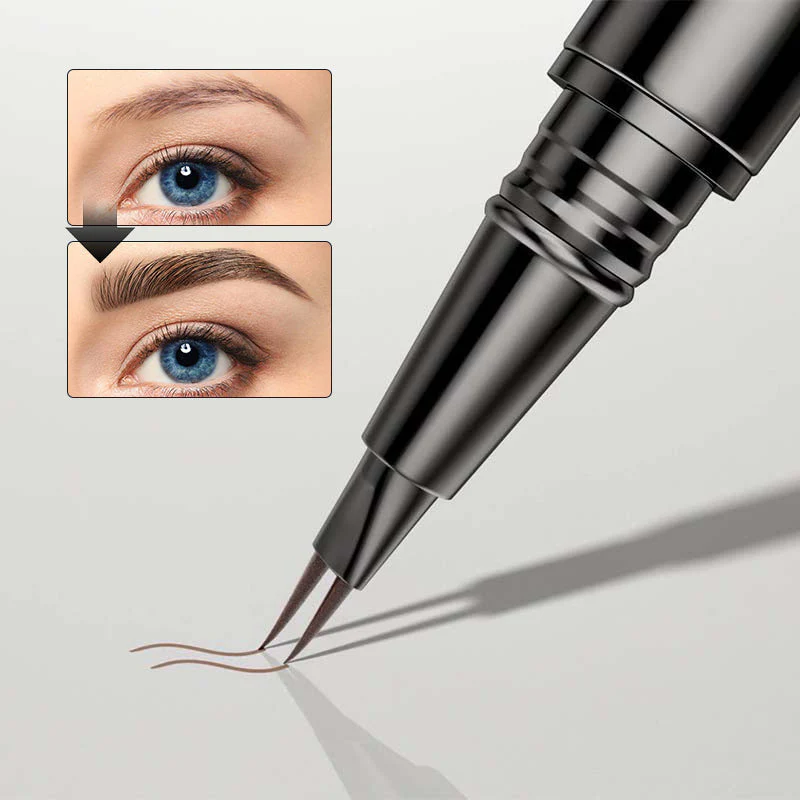 2-in-1 Dual-Ended Eyebrow Pen with Micro-Fork-Tip Applicator and Precise Brush-Tip - Image 15