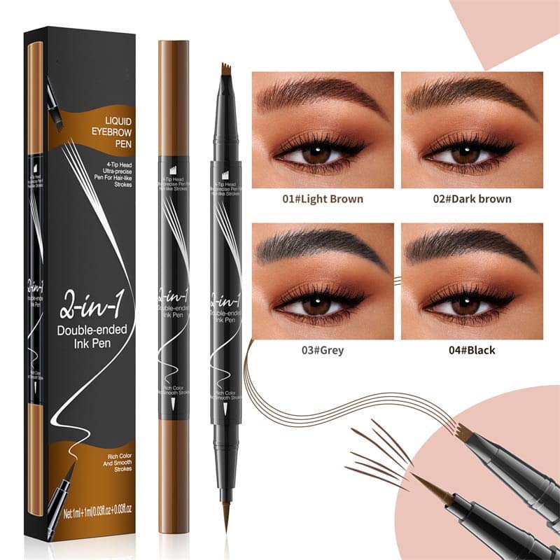2-In-1 Waterproof Long-Lasting Eyebrow Pen - Image 9