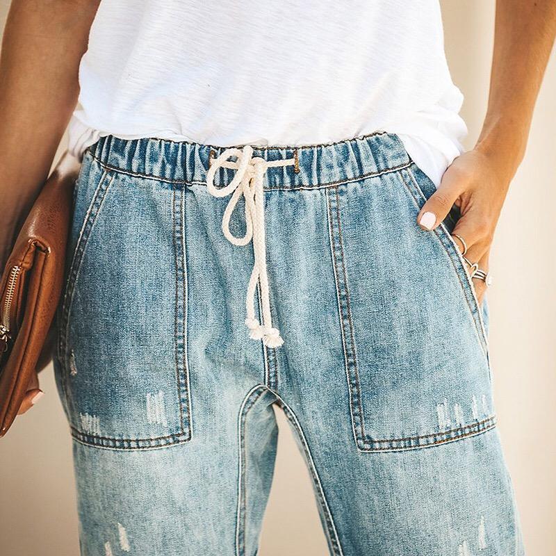 2019 Fashionable Lady Jeans - Image 3