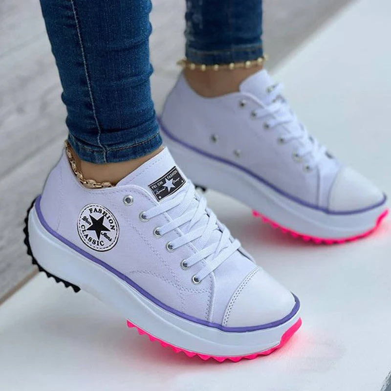 2022 Canvas Shoes Women Fashion Trainers - Image 10