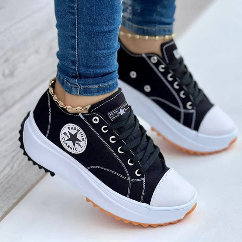 2022 Canvas Shoes Women Fashion Trainers - Image 12