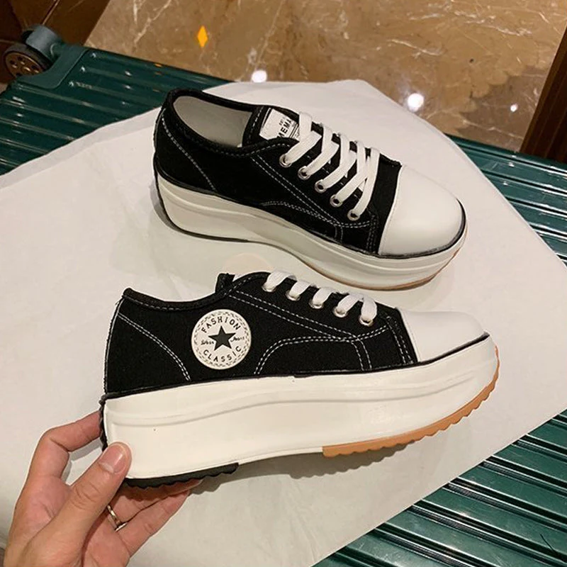 2022 Canvas Shoes Women Fashion Trainers - Image 6