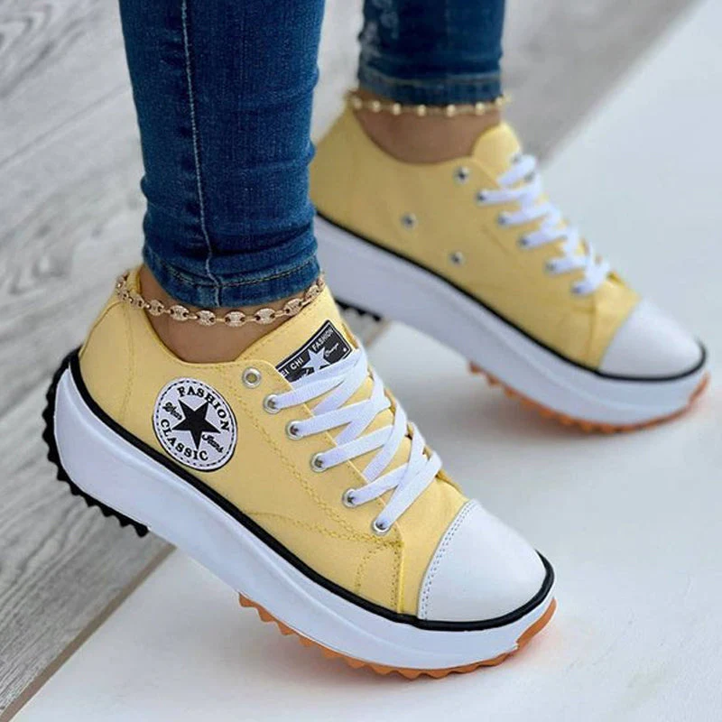 2022 Canvas Shoes Women Fashion Trainers - Image 8
