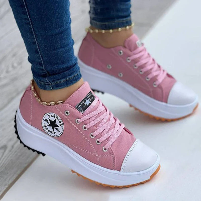 2022 Canvas Shoes Women Fashion Trainers - Image 9