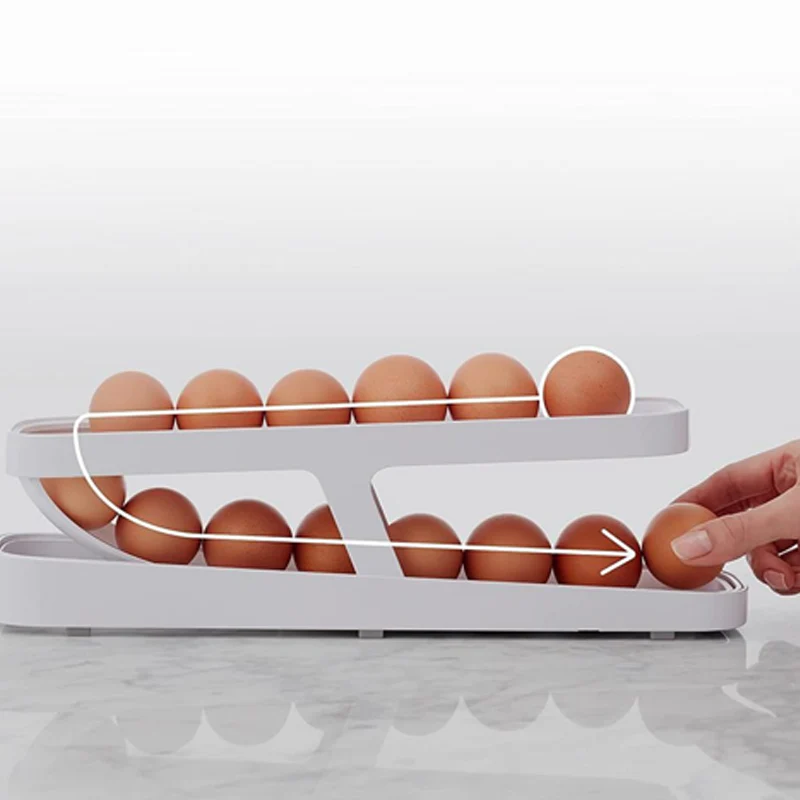 2024 New Automatic Roll-Down Double-layer Egg Dispenser - Image 14