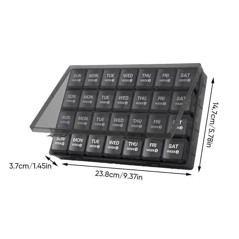 28-Compartment Large-Capacity Portable Pill Organizer - Image 11