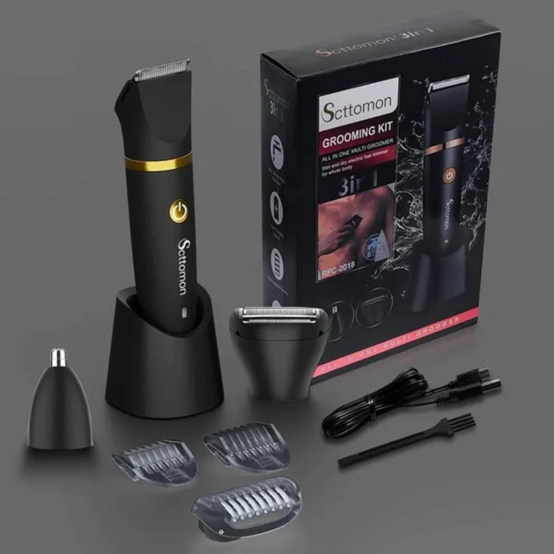 3 in 1 Electric Body Hair Trimmer - Image 2
