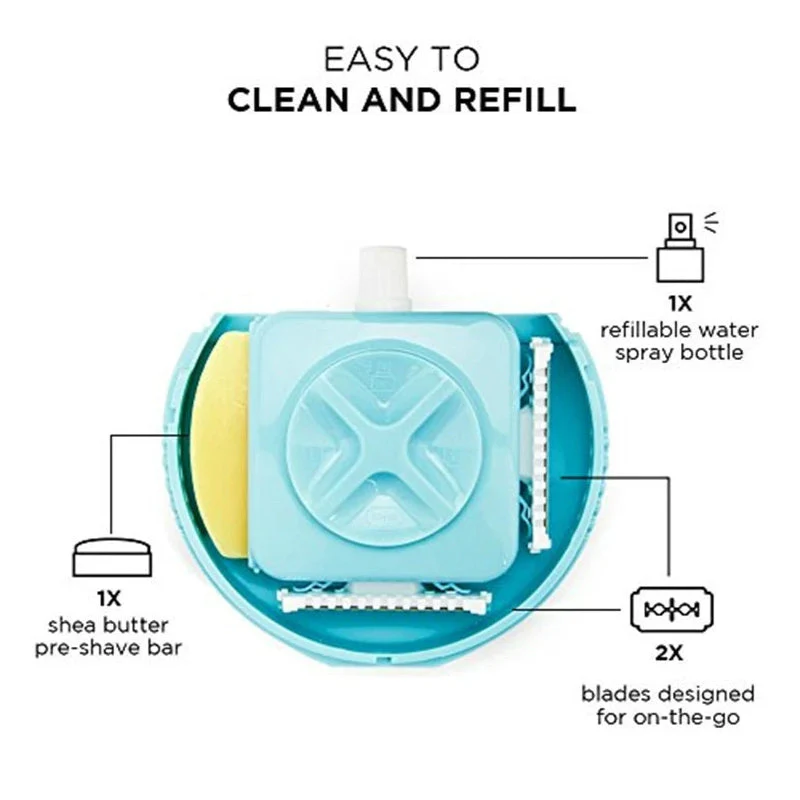 3 in 1 Portable Manual Shaver Round Armpit Body Epilator - Image 2