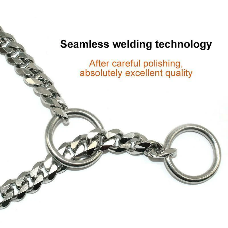 304 Stainless Steel Choker P Chain Snake Necklace - Image 7
