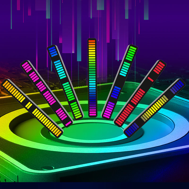 32 Bit LED Sound Control Pickup Rhythm Lights - Image 5