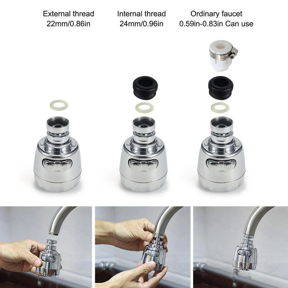 360° Swivel Water Saving Tap - Image 13