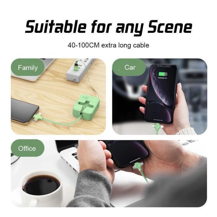 🎉CHRISTMAS SALE-50% O🎉4-in-1 Data Cable Phone Stand - Image 11