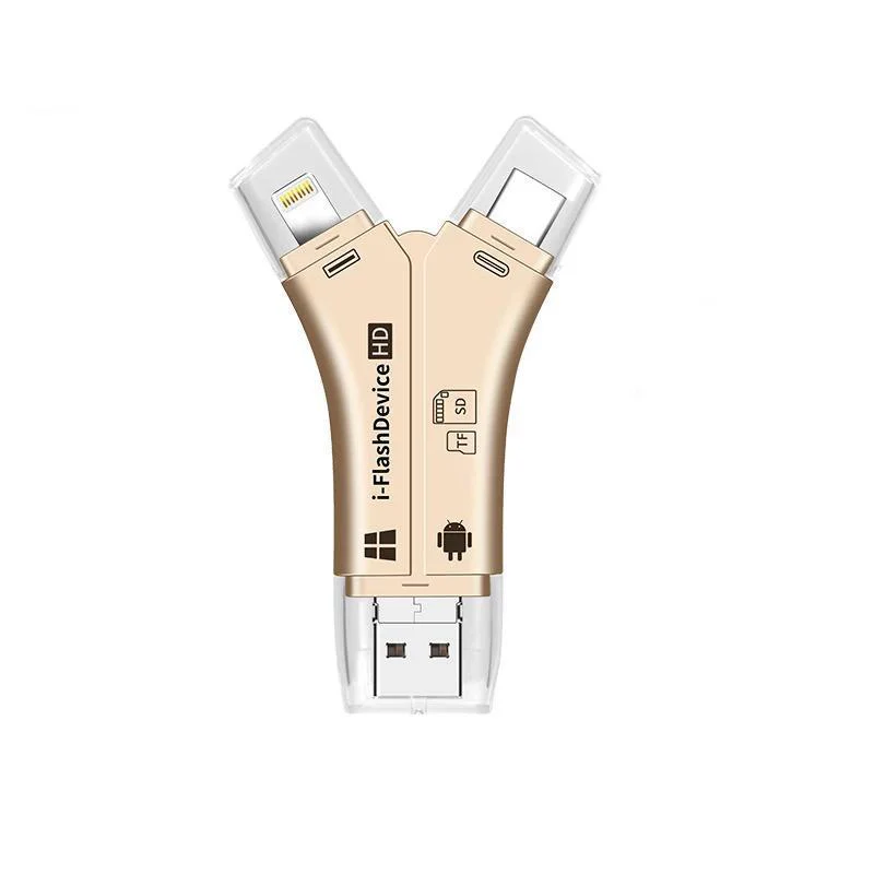 4-in-1 Portable Memory Card Reader For Phones - Image 10