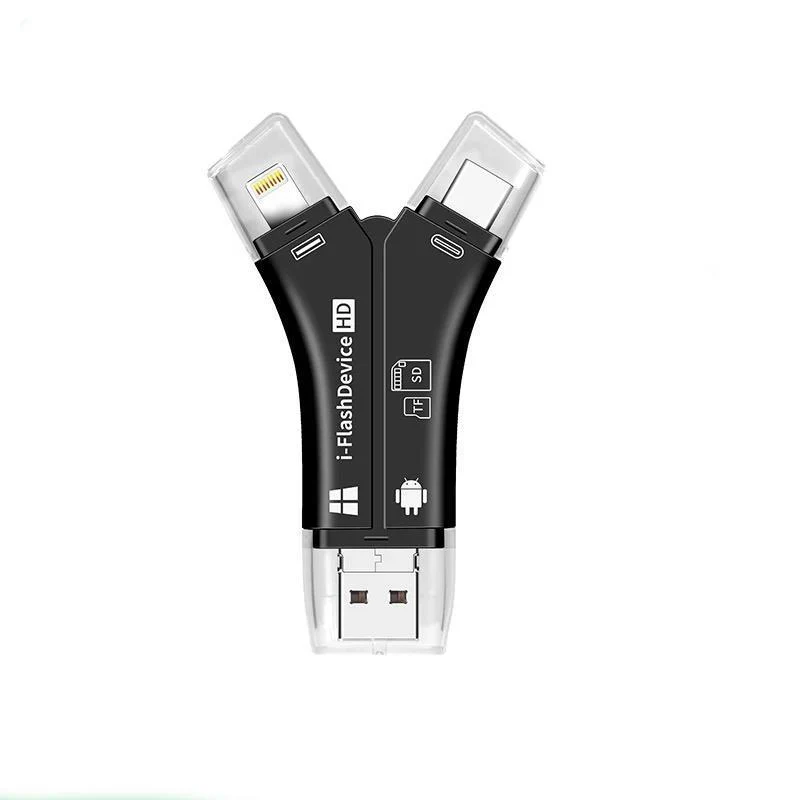 4-in-1 Portable Memory Card Reader For Phones - Image 11