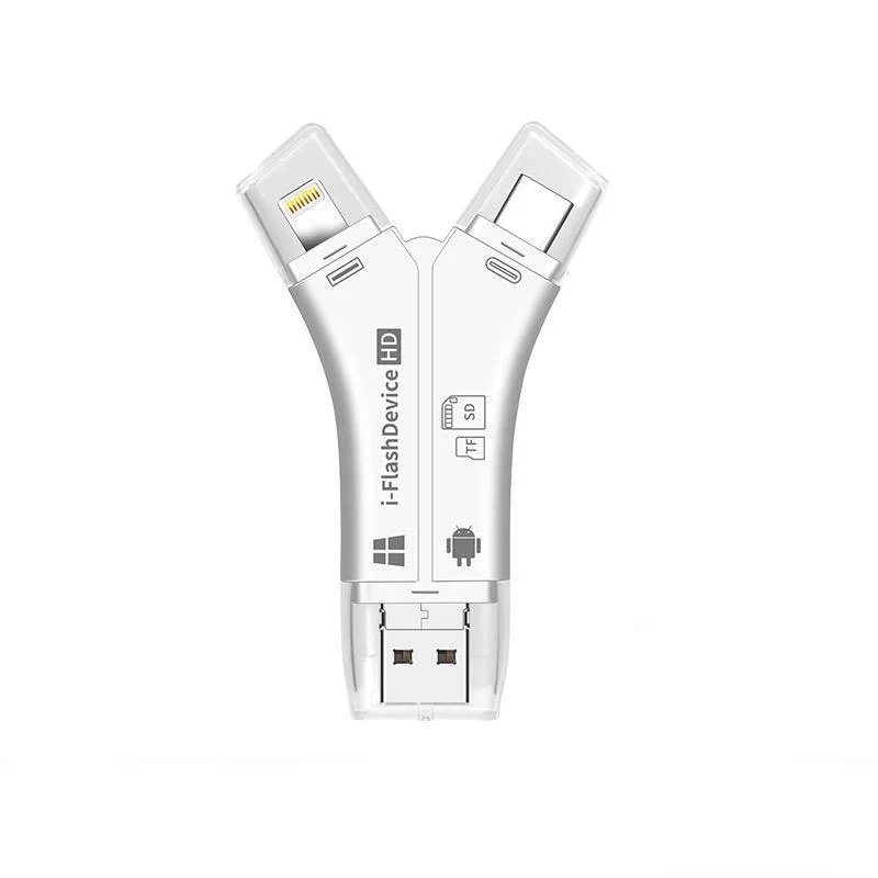 4-in-1 Portable Memory Card Reader For Phones - Image 12
