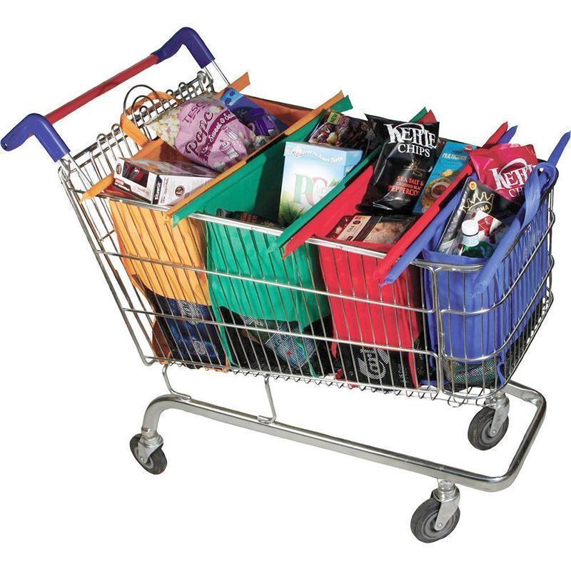 4 in 1 reusable shopping cart bags - Image 3