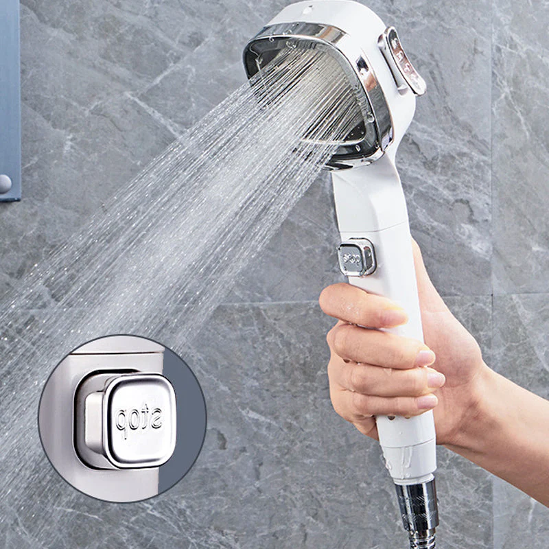 4-mode Handheld Pressurized Shower Head with Pause Switch - Image 3