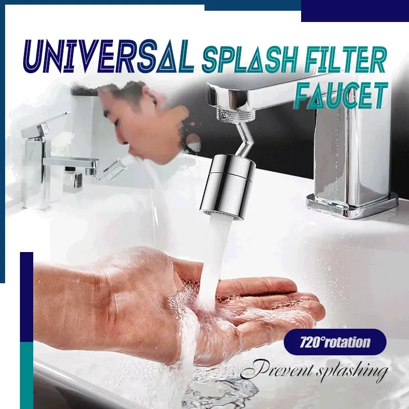 (50% OFF)Universal Splash Filter Faucet