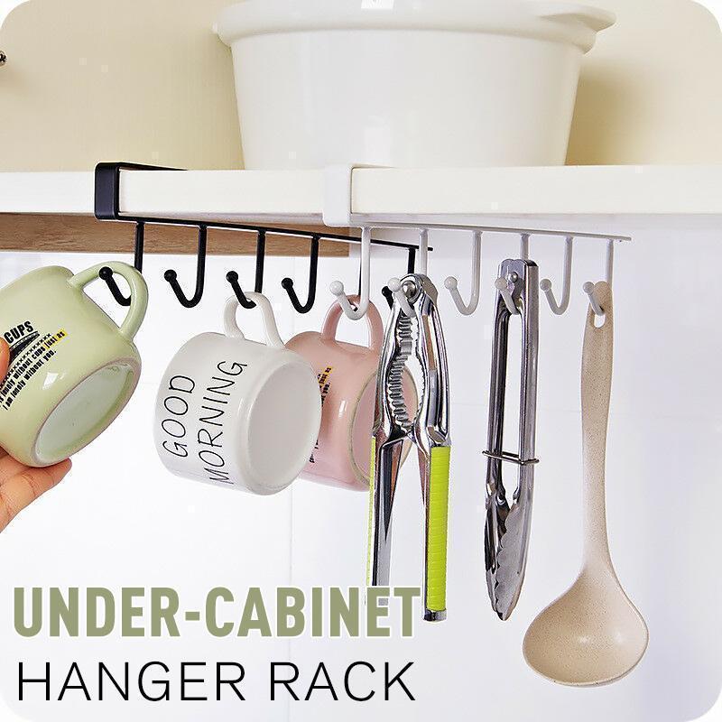 6 Hooks Under-Cabinet Hanger Rack - Image 8