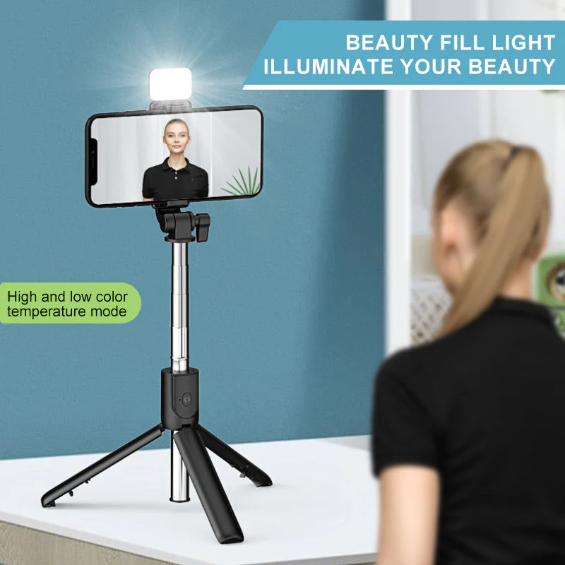 6 In 1 Wireless Bluetooth Selfie Stick - Image 10