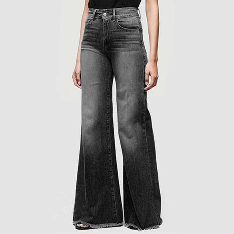 70s Plus Size Bell Bottom Jeans - Image 4