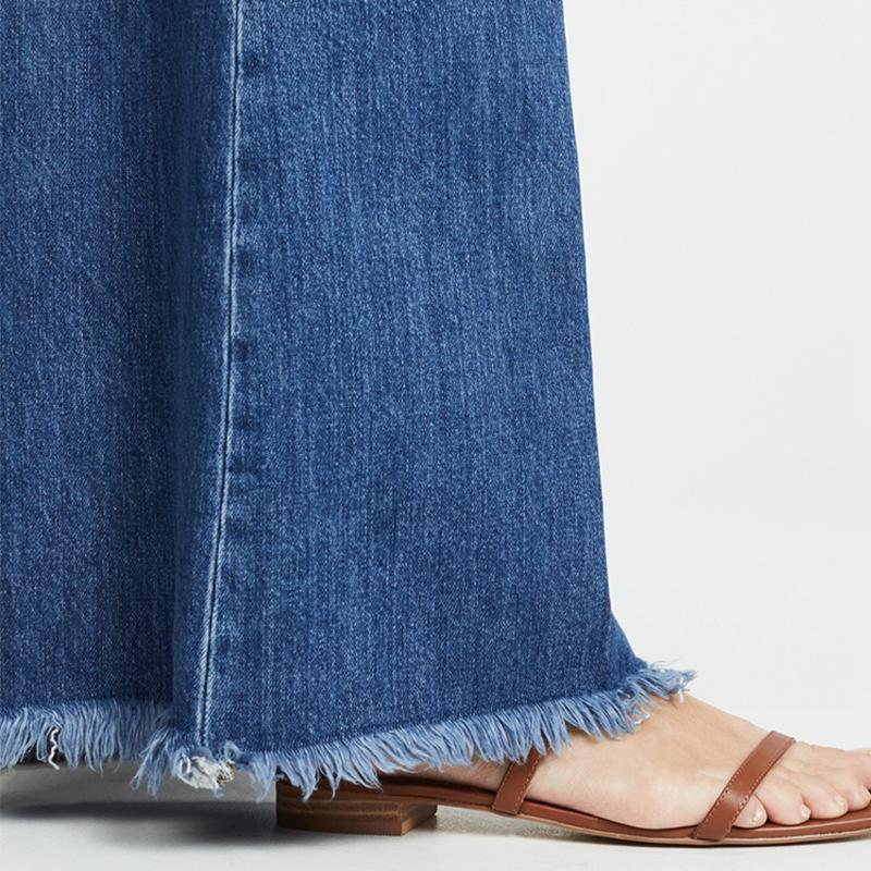 70s Plus Size Bell Bottom Jeans - Image 8