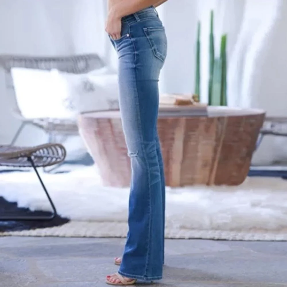 70s Stretchy Hip-up Jeans - Image 6