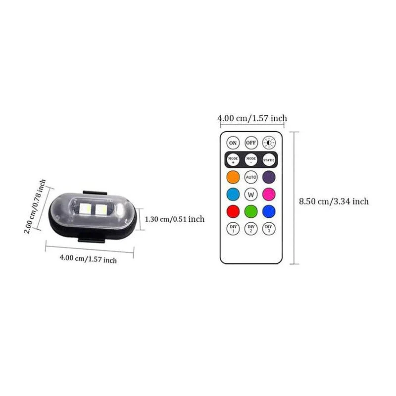 8 Colors Wireless Led Lights with Remote - Image 11