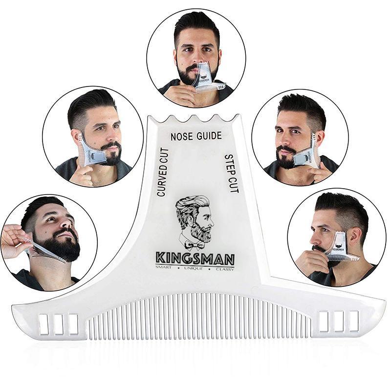 8 in 1 Comb Multi-liner Beard Shaper Template - Image 3