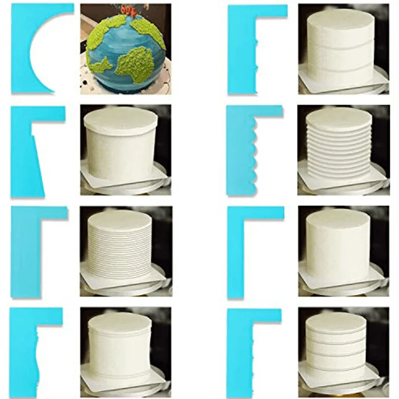 8-Style Cake Scrapers - Image 7