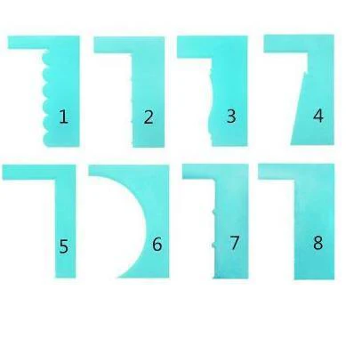 8-Style Cake Scrapers - Image 8