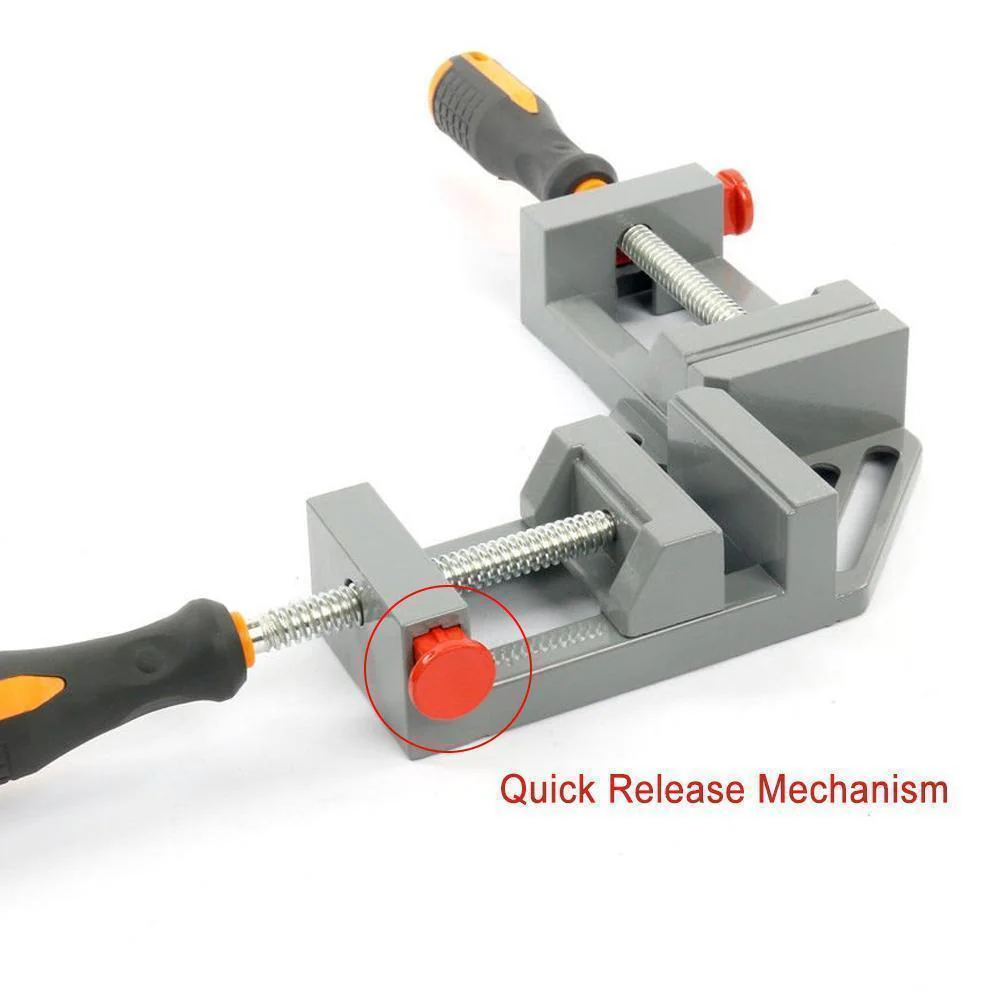 90 Degree Right Angle Clamp Woodworking Adjustable Bench Vise Tool - Image 6