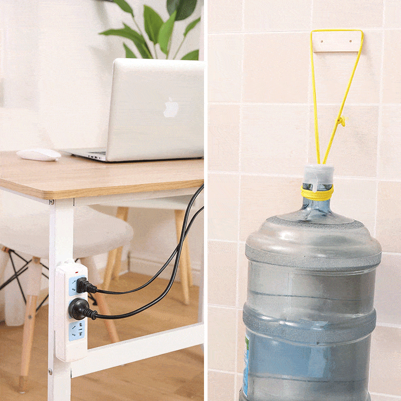 Adhesive Punch-free Socket Holder (5 PCS) - Image 8