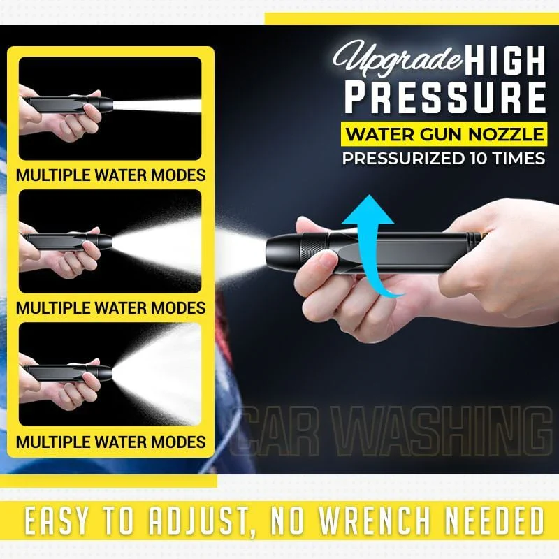Adjustable Metal Nozzle Garden Hose Sprinkler - Image 4